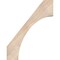 Ekena Millwork 5 1/2"W x 28"D x 36"H Westlake Smooth Knee Brace, Douglas Fir BRC06X28X36WTL00SDF - alternate 2